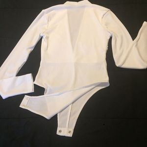 White forever 21 body suit